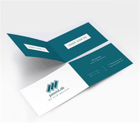 tri fold business card template.